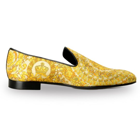 Versace Men\'s Barocco Print Moccasins Loafers Slip On Shoes US 8 IT 41 main image 6